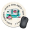 Camper Round Mouse Pad