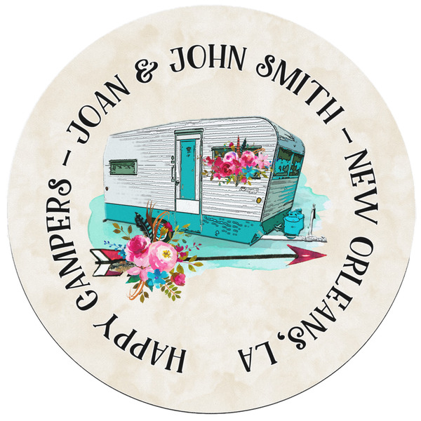 Camper Round Mousepad - APPROVAL