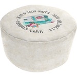 Camper Round Pouf Ottoman (Personalized)