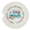 Camper Sandstone Car Coaster - Single (Personalized)