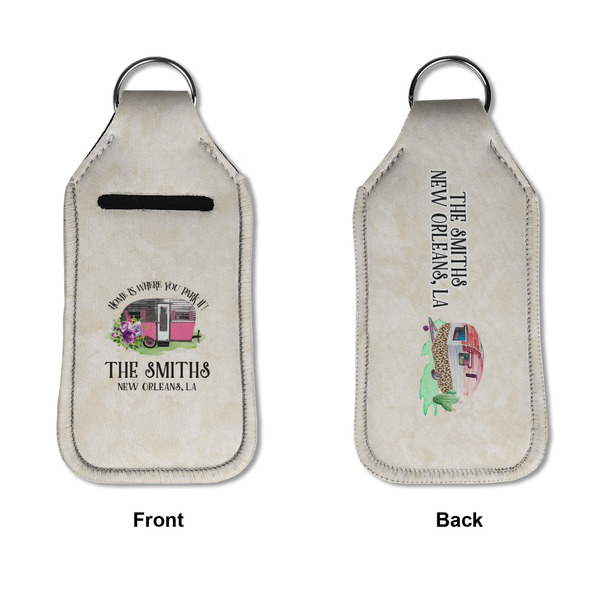 Camper Sanitizer Holder Keychain - Large APPROVAL (Flat)