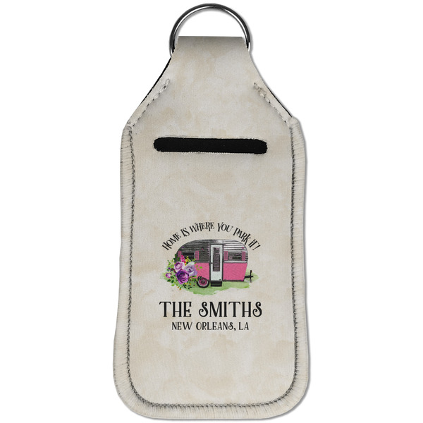 Camper Sanitizer Holder Keychain - Large (Front)