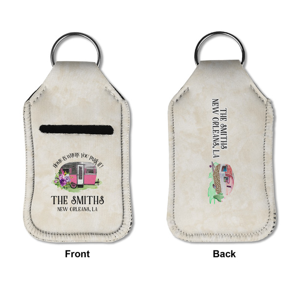 Camper Sanitizer Holder Keychain - Small APPROVAL (Flat)