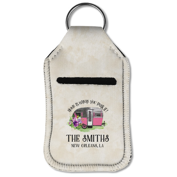 Camper Sanitizer Holder Keychain - Small (Front Flat)