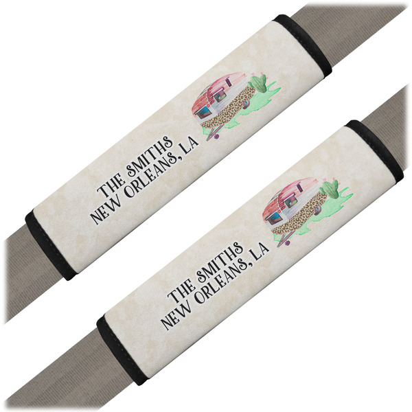 Custom Camper Seat Belt Covers (Set of 2) (Personalized)