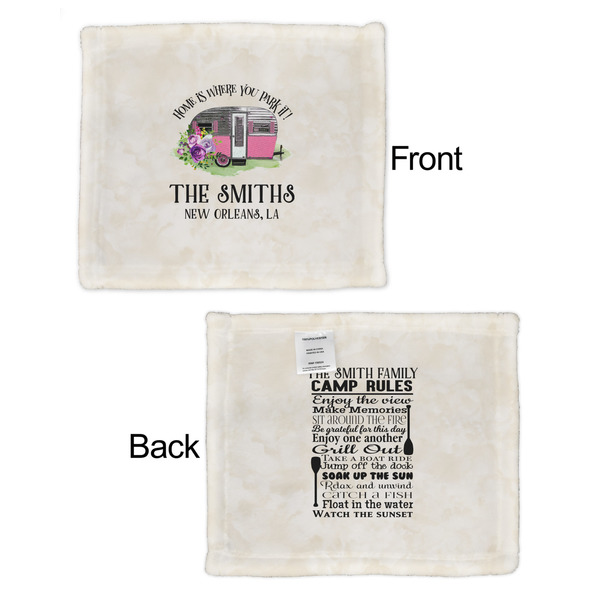 Camper Security Blanket - Front & Back View