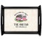 Camper Black Wooden Tray - Large (Personalized)