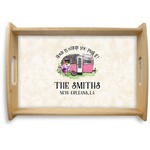 Camper Natural Wooden Tray - Small (Personalized)