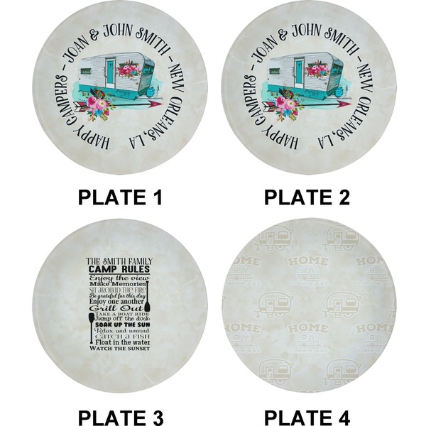 Camper Set of Appetizer / Dessert Plates (Approval)
