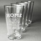 Camper Pint Glasses - Engraved (Set of 4) (Personalized)
