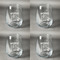 Camper Set of Four Personalized Stemless Wineglasses (Approval)