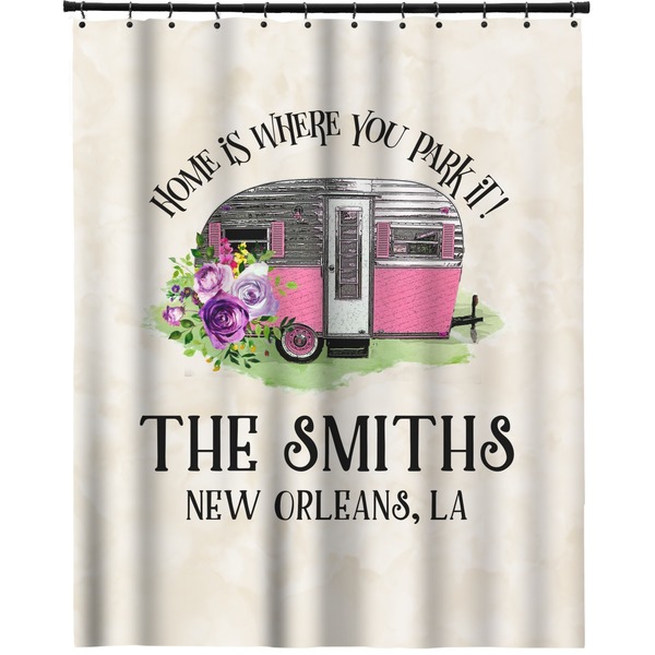 Custom Camper Extra Long Shower Curtain - 70"x84" (Personalized)