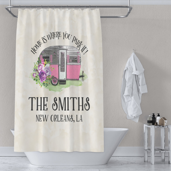 Camper Shower Curtain Lifestyle