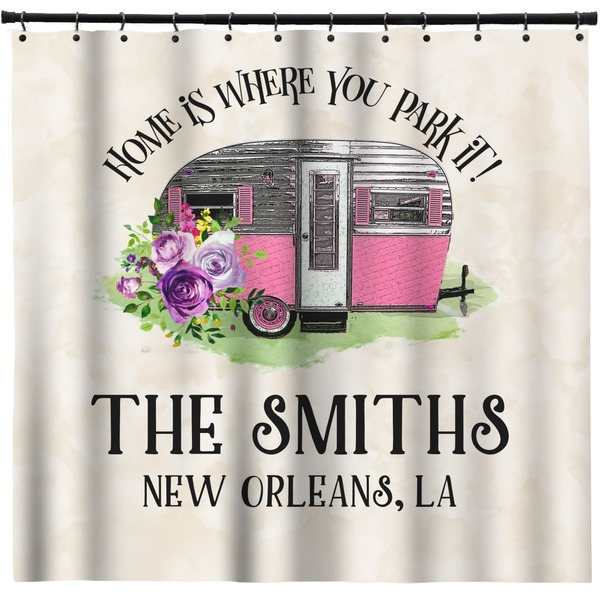 Custom Camper Shower Curtain - Custom Size (Personalized)