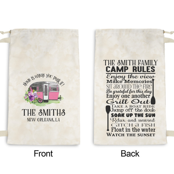 Camper Small Laundry Bag - Front & Back View