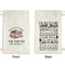 Camper Small Laundry Bag - Front & Back View