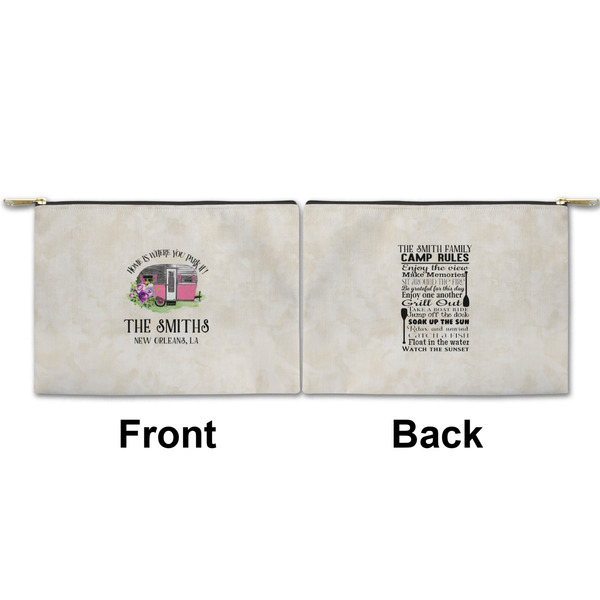 Camper Small Zipper Pouch Approval (Front and Back)
