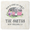 Camper Square Rubber Backed Coaster (Personalized)