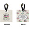 Camper Square Luggage Tag (Front + Back)