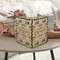 Camper Square Tissue Box Covers - Wood - In Context