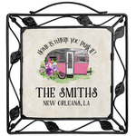 Camper Square Trivet (Personalized)