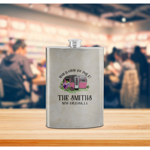 Camper Stainless Steel Flask - LIFESTYLE 2