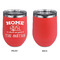 Camper Stainless Wine Tumblers - Coral - Single Sided - Approval