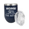 Camper Stainless Wine Tumblers - Navy - Single Sided - Alt View