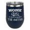 Camper Stemless Stainless Steel Wine Tumbler - Navy - Single Sided (Personalized)