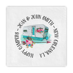 Camper Standard Decorative Napkins (Personalized)