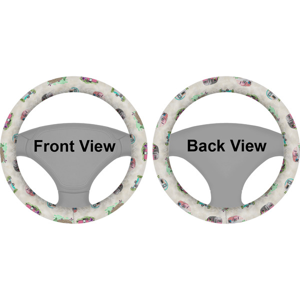 Camper Steering Wheel Cover- Front and Back
