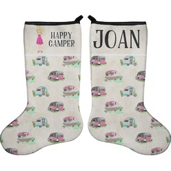 Camper Holiday Stocking - Double-Sided - Neoprene (Personalized)