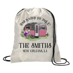 Camper Drawstring Backpack - Small (Personalized)