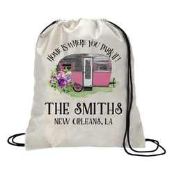 Camper Drawstring Backpack - Large (Personalized)