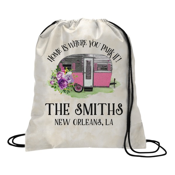 Custom Camper Drawstring Backpack - Small (Personalized)
