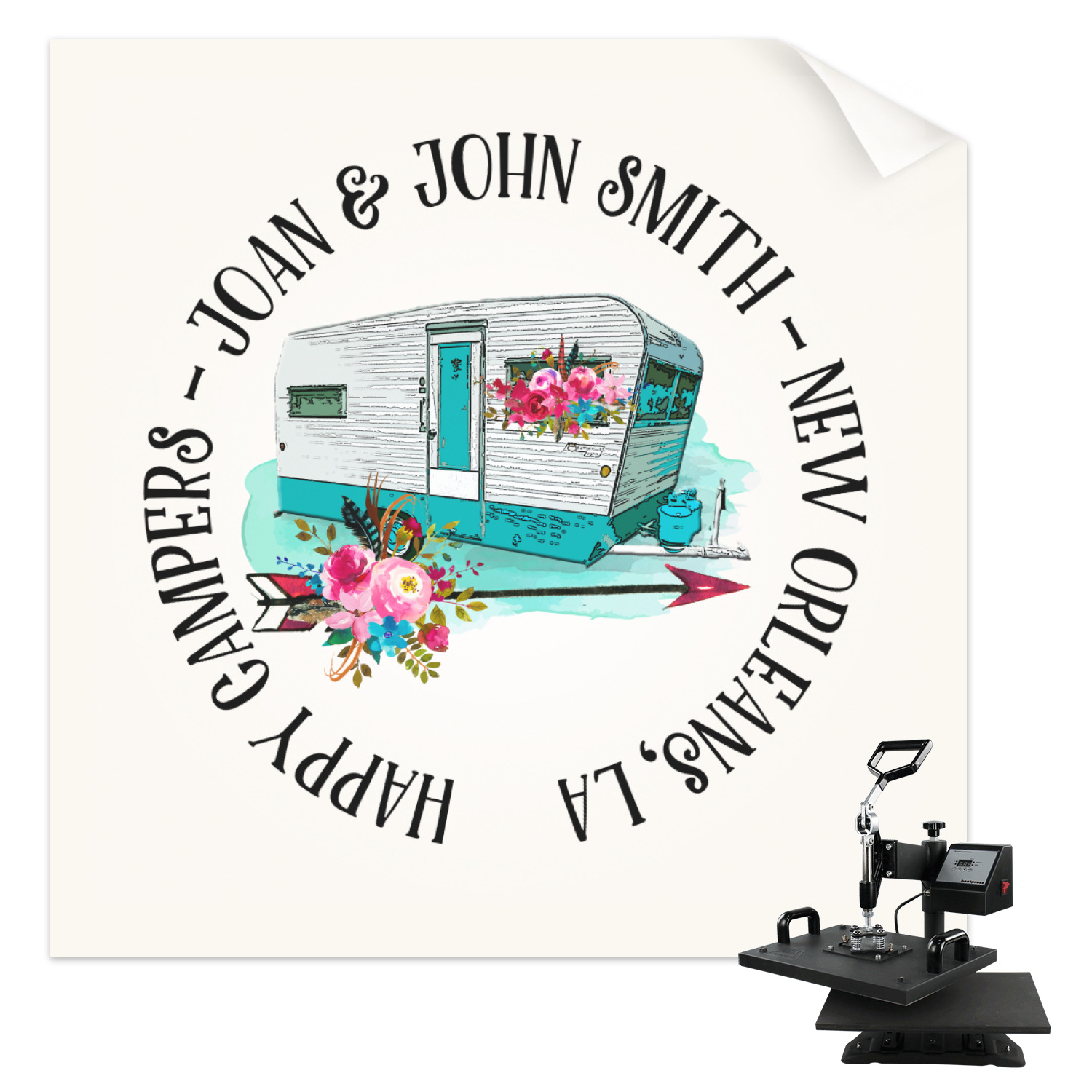 Camper Sublimation Transfer Pocket (Personalized) YouCustomizeIt