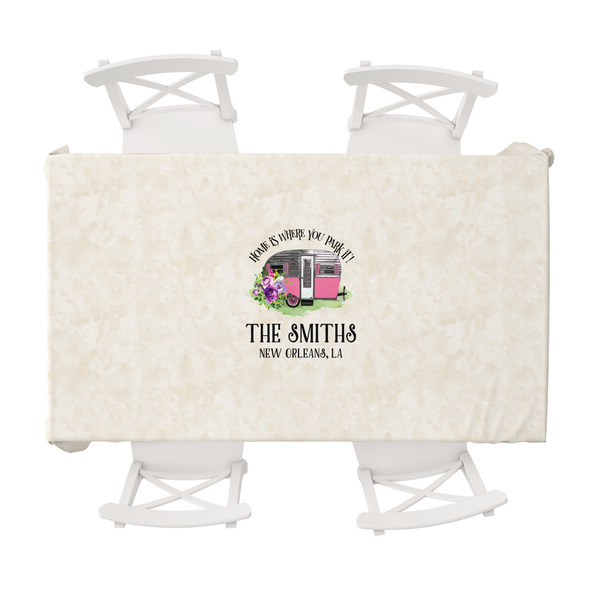 Custom Camper Tablecloth - 58"x102" (Personalized)