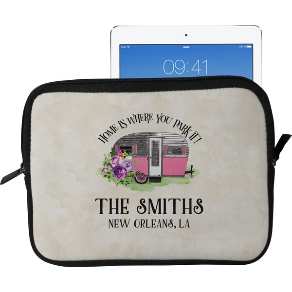 Custom Camper Tablet Case / Sleeve - Large (Personalized)