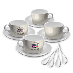 Camper Tea Cup - Set of 4 (Personalized)