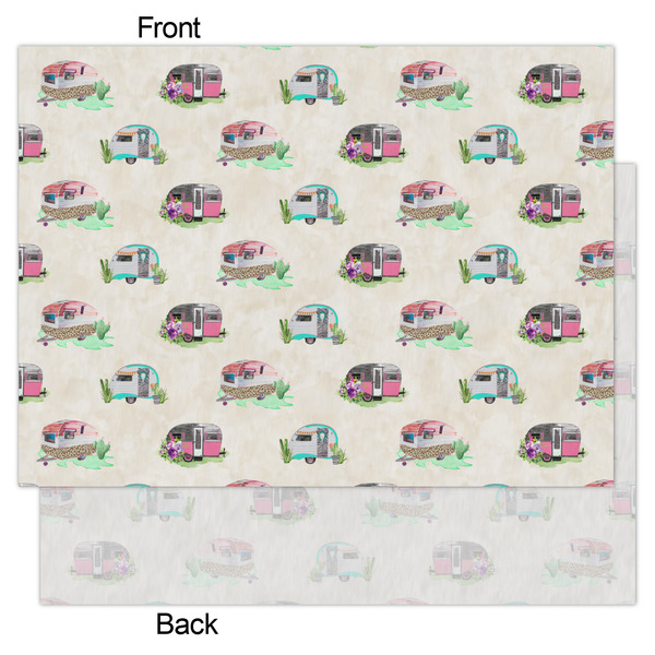 Camper Tissue Paper - Lightweight - Large - Front & Back