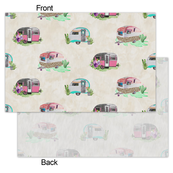 Camper Tissue Paper - Lightweight - Small - Front & Back