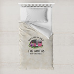 Camper Toddler Duvet Cover w/ Name or Text