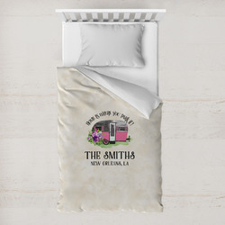 Camper Toddler Duvet Cover w/ Name or Text