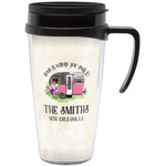 Camper Acrylic Travel Mug with Handle (Personalized)