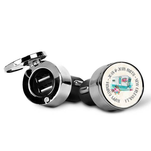Camper USB Car Charger - Open & Closed
