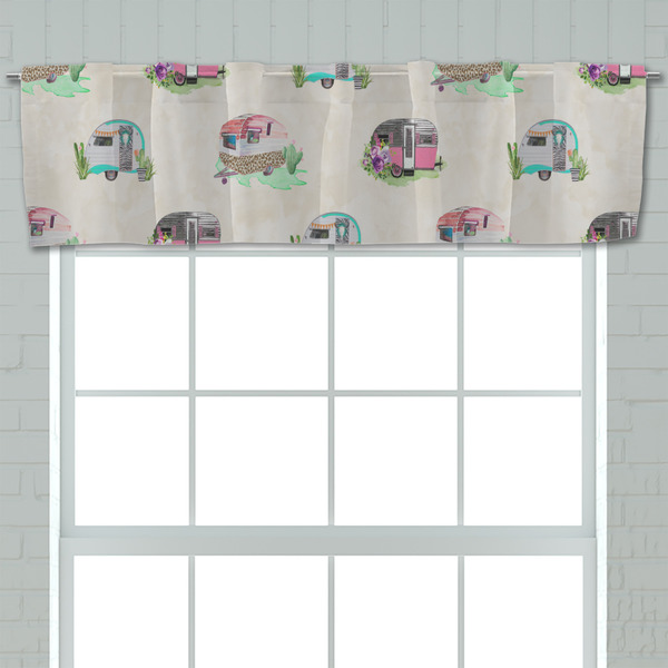 Camper Valance - Closeup on window