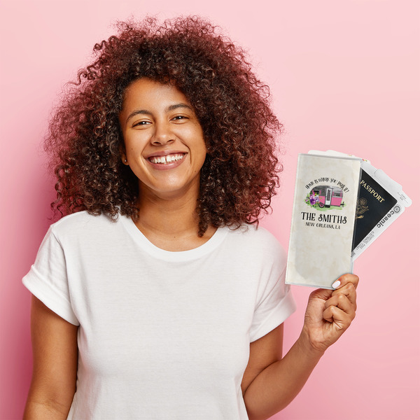 Camper Vinyl Document Holder - LIFESTYLE