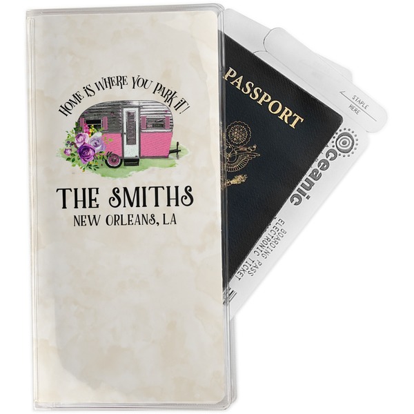 Custom Camper Travel Document Holder