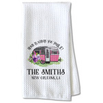 Camper Kitchen Towel - Waffle Weave - Partial Print (Personalized)