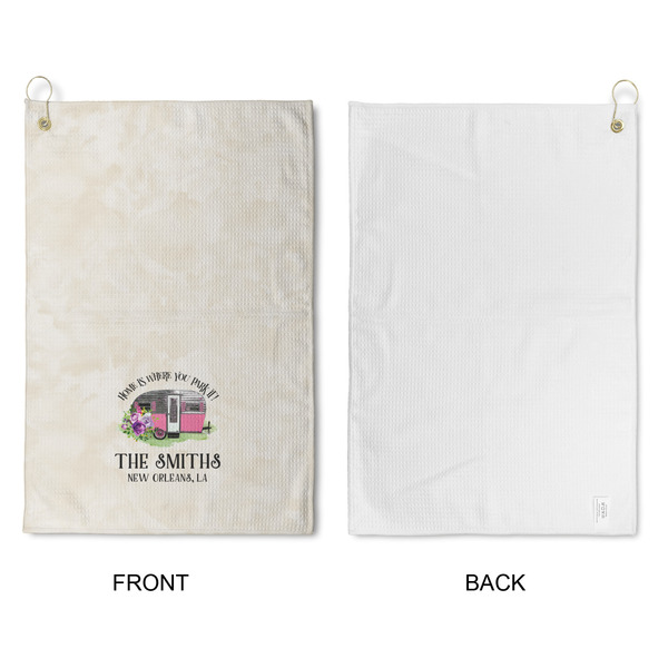 Camper Waffle Weave Golf Towel - Approval